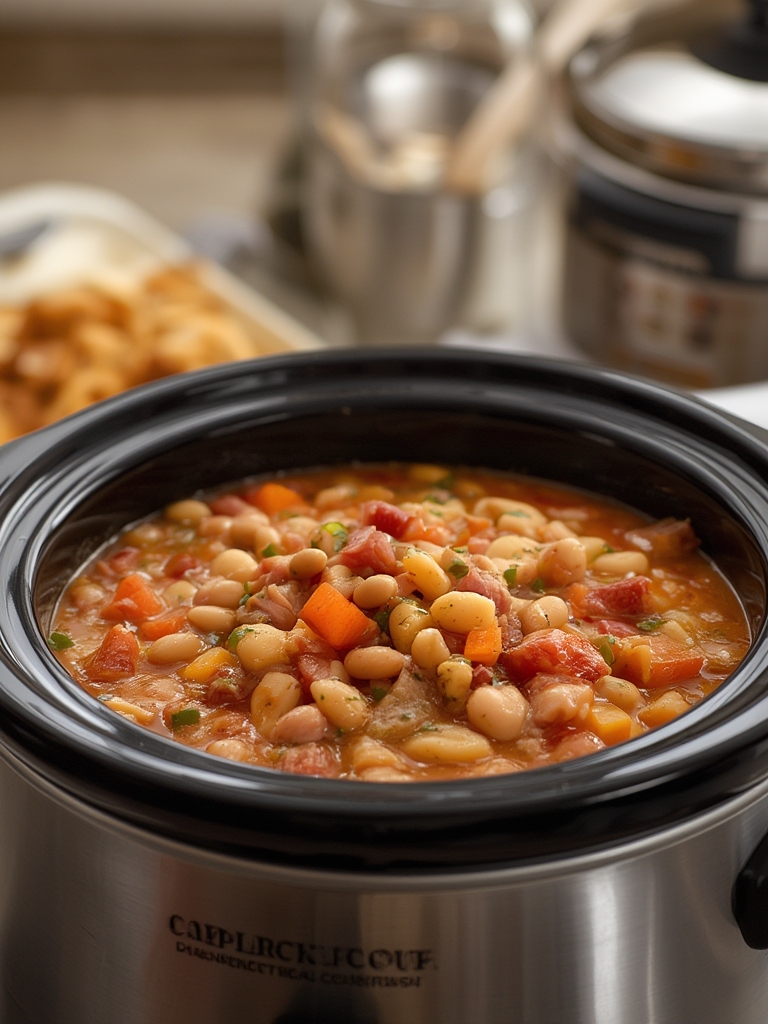 15 Cozy  Bean Soup Crockpot Recipes for Cold Days