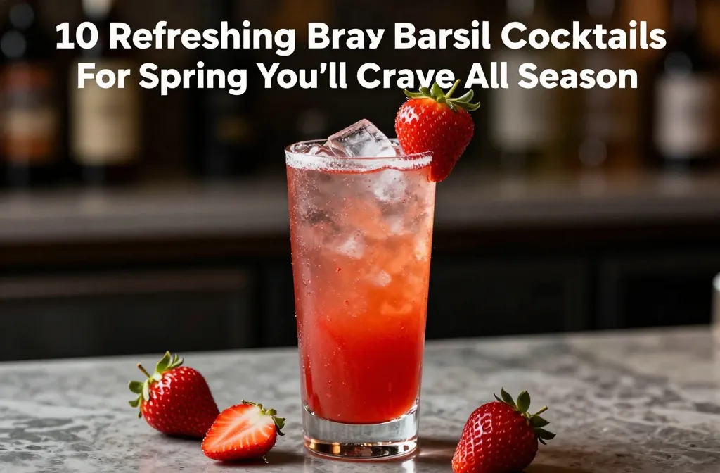 10 Refreshing Strawberry Basil Cocktails For Spring You’ll Crave All Season
